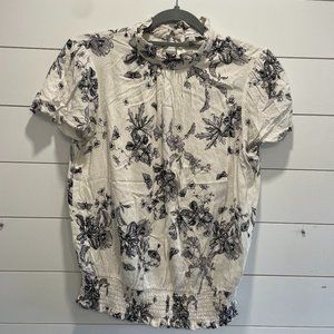 Rose & Olive Floral Top | Blouse